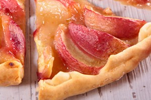 Flame peach pie 